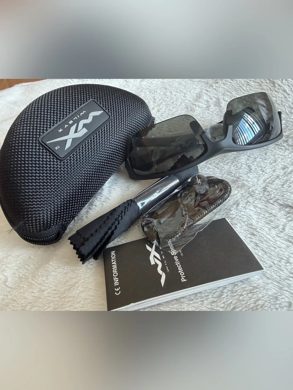 Canon Black Shield Sunglasses with Dark Smoke Lenses